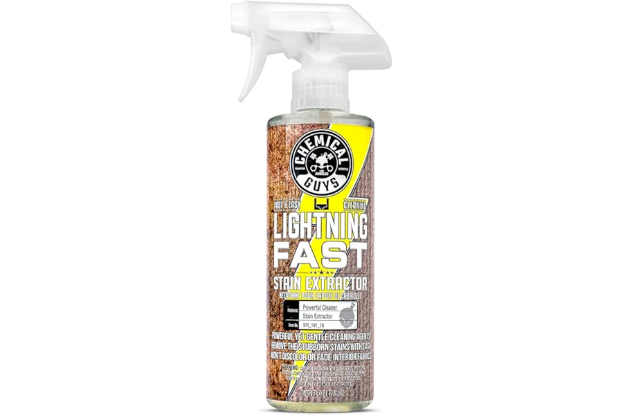 Chemical Guys Lightning Fast Carpet and Upholstery Stain Extractor - Chemical Guys Carpet Cleaner, Great for Fabric, Upholste