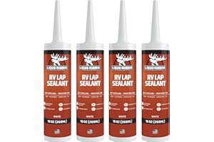 Liquid Rubber RV Lap Sealant, White, 4 Pack