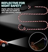 TagME Slip Lead for Dogs 1.8m Reflective Training Leash Red view 5