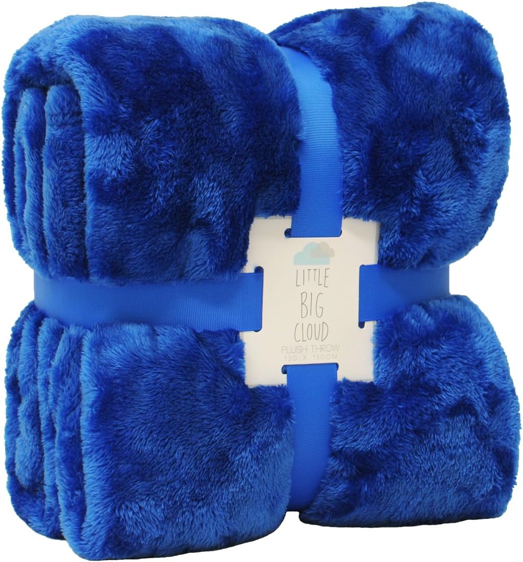 Little Big Cloud Kids Throw - Blue