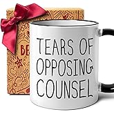 Funny Lawyer Coffee Mug for lawyer, Tears of Opposing Counsel mug, Unique Birthday Christmas Attorney Mugs Gifts Idea For Men, Women, Law School Student, Attorneys Paralegals, Future Lawyers-95