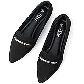 MUSSHOE Flats Shoes Women Pointed Toe Womens Flats Loafers