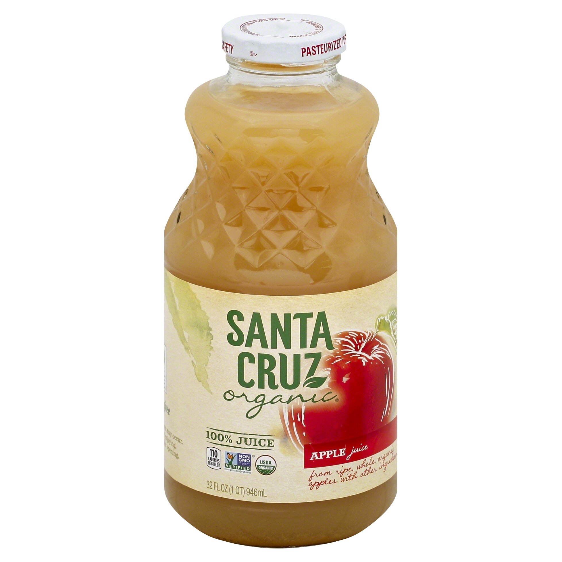 Santa Cruz, Juice, Pear Nectar, Organic, 1 Quart Grocery