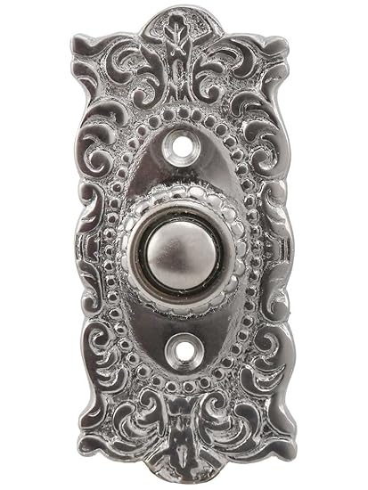 Antique Victorian Style Decorative Cast Iron Doorbell Vintage Look