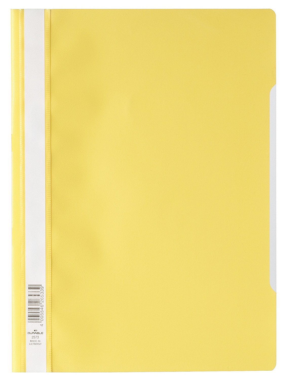 Durable HUNKE & Yoke Preview Folder Polypropylene for Standard A4 227 x 310 mm, Yellow — image 1