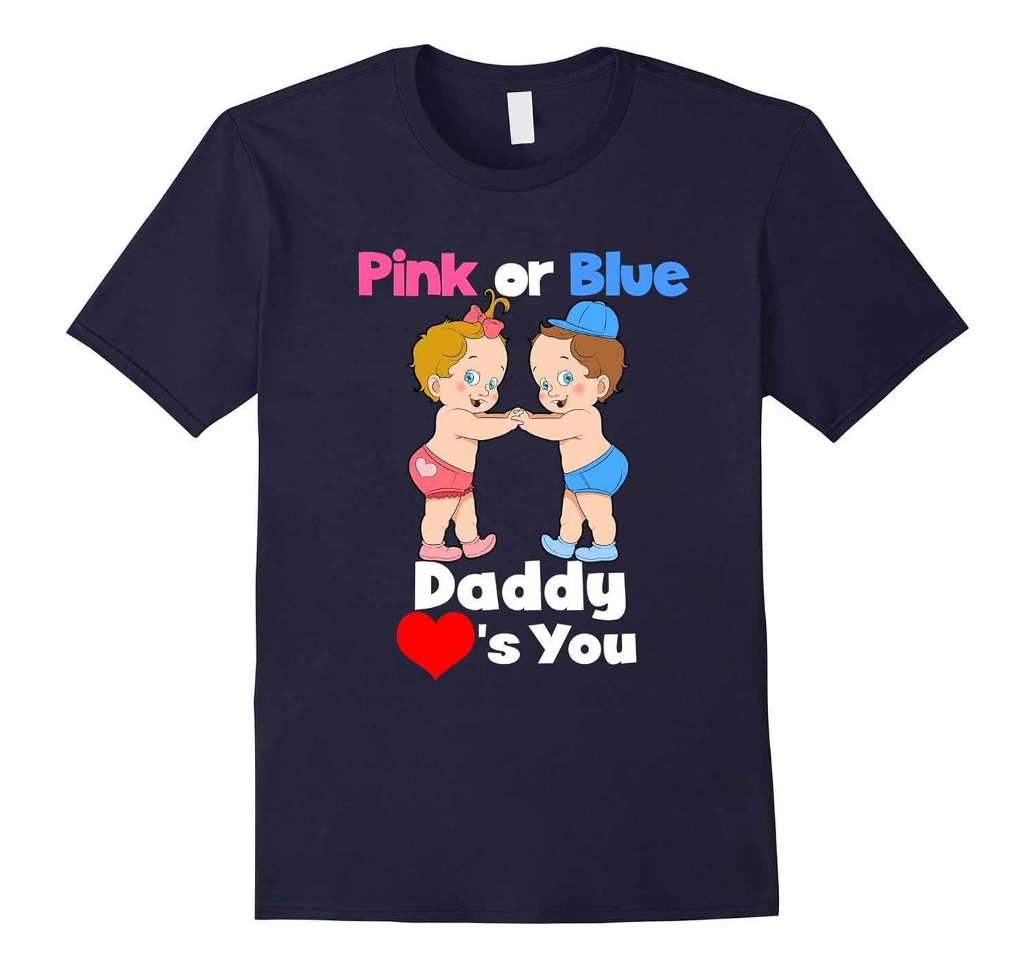 Mens Gender Reveal Dad Shirt- Boy or Girl Dad Baby Shower Gift-Rose