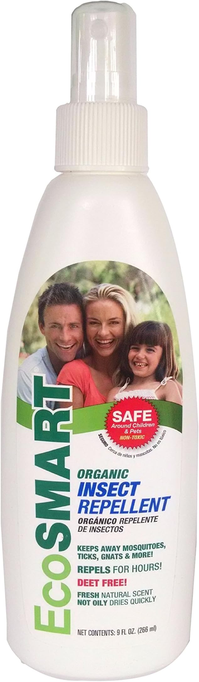 Ecosmart Organic DEET Free Insect Repellent, 9 fl oz, Pack of 2