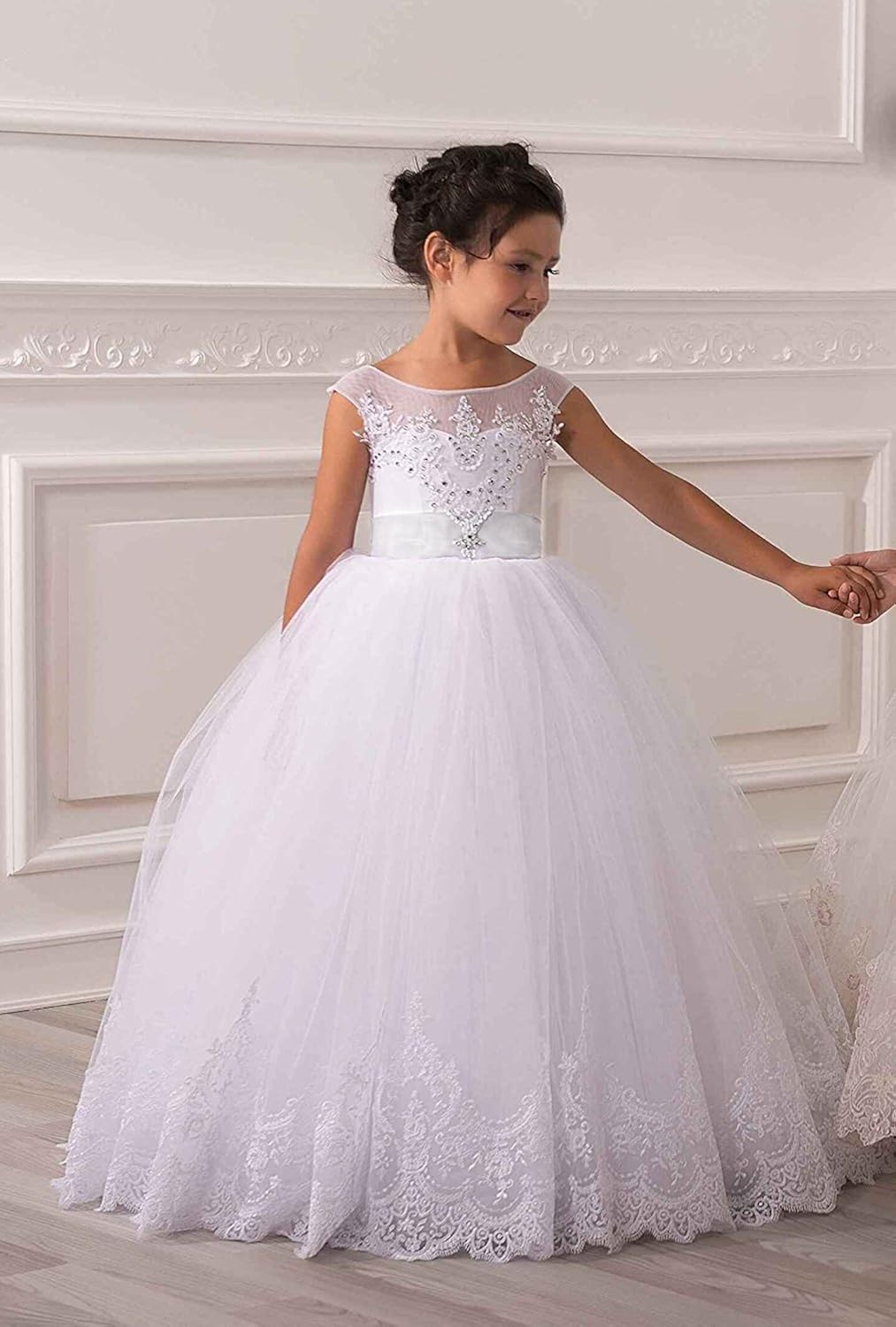 vintage lace flower girl dresses