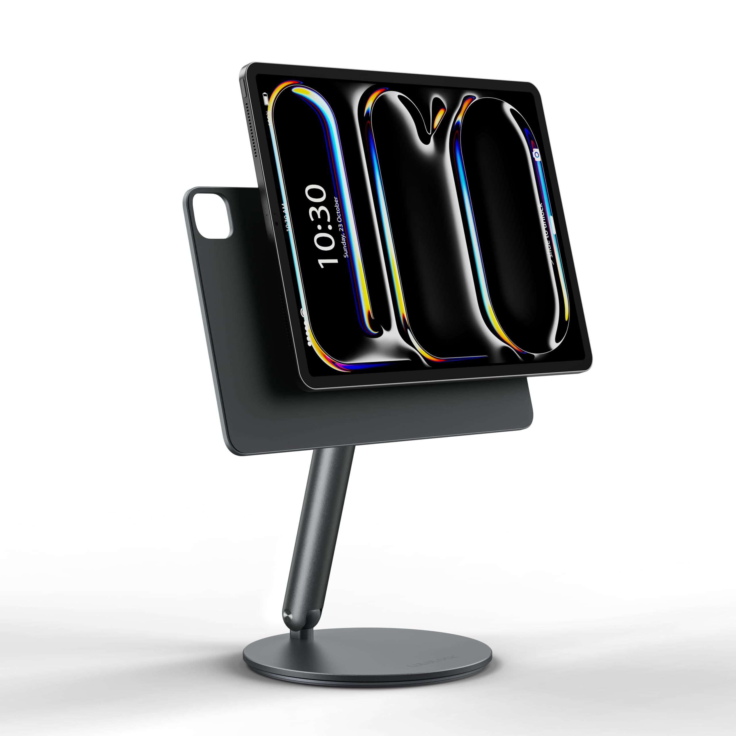 Photo 1 of LULULOOK iPad Magnetic Stand Upgraded 360° Rotating Base, Foldable Adjustable Aluminium iPad Holder for Pro 11" M4 Desk Stand, Only for ipad Pro 11 inch M4 (2024)