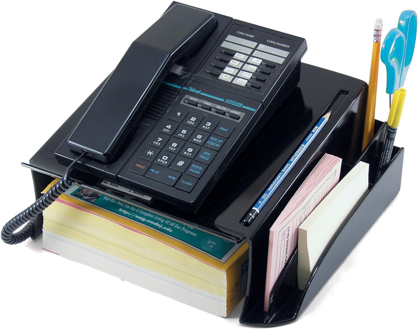 Officemate Recycled Telephone Stand, Black (26102) : Telephne Stand : Office Products