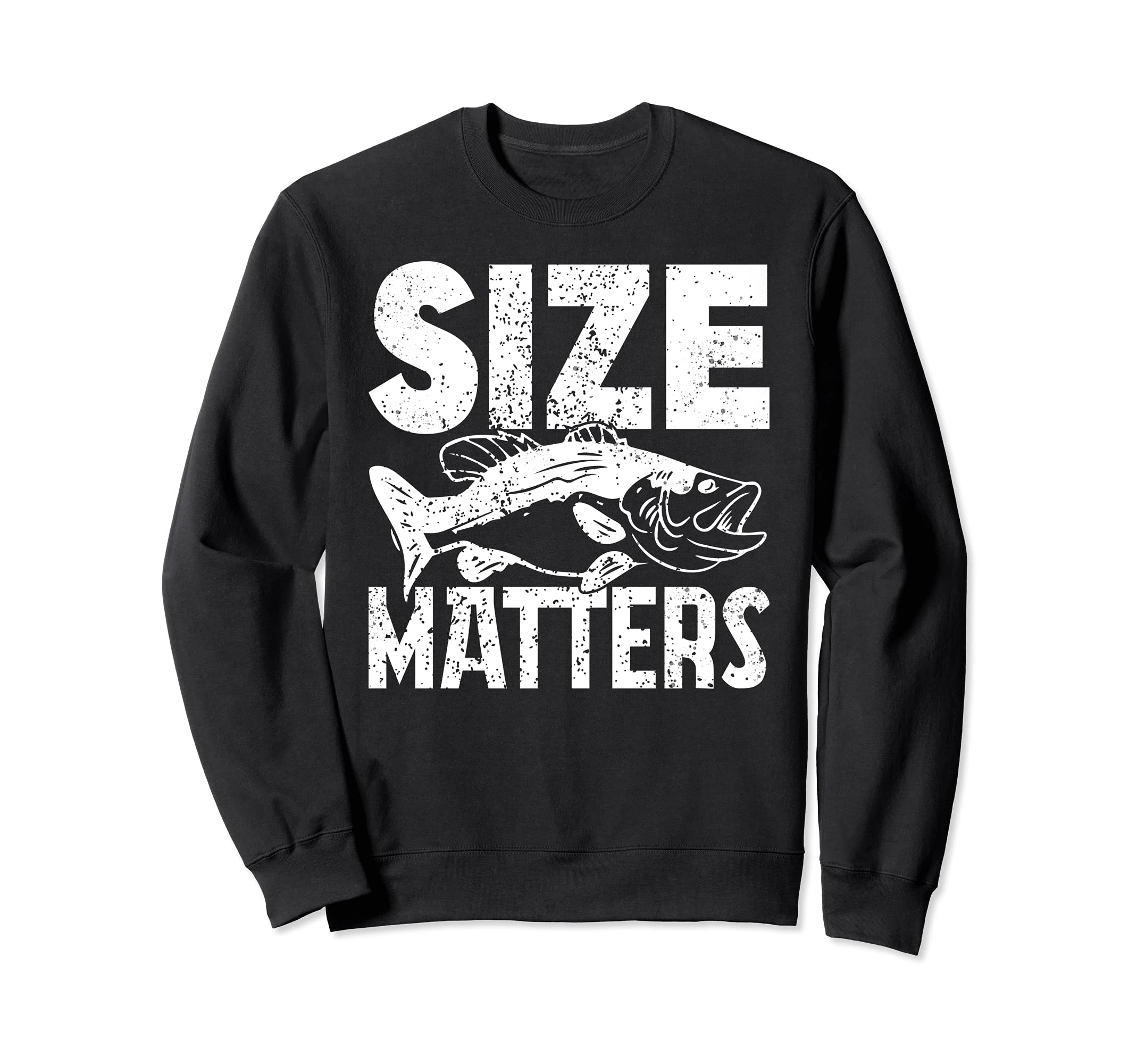 Funny Aqaurist Marine Biology Fish Size Matter Aquarium Sweatshirt