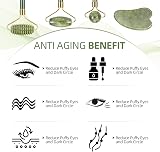 TECHSTR Jade Roller Gua Sha Set - Eye Puffiness & Skin Tightening view 5