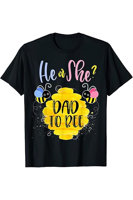 Amazon Com Womens Gender Reveal What Will It Bee Shirt He Or She Mom T Shirt S Clothing Shoes Jewelry