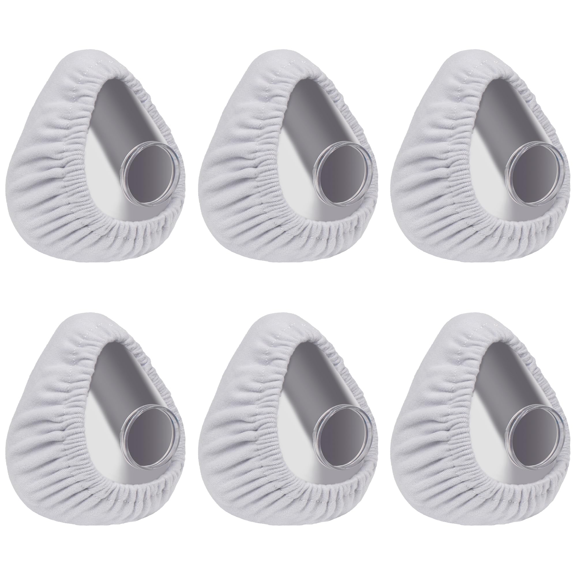 Full Face Mask Liners(L), Reusable Cushion Covers Compatible with AirFit F20& AirTouch F20 for Reducing Red Mark, NOT for Mirage Quattro& F30 Mask - Pack of 6, Great-Value Supplies by BlessEase