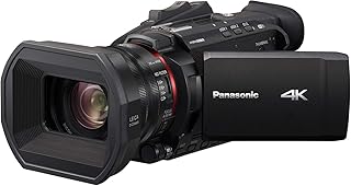 Panasonic HC-X1500E 4K Camcorder (4K Video, Kamera mit Gesichtserkennung, Leica Objektiv, 25mm Weitwinkel, 24x optischer Zoom, Profi-Videokamera)