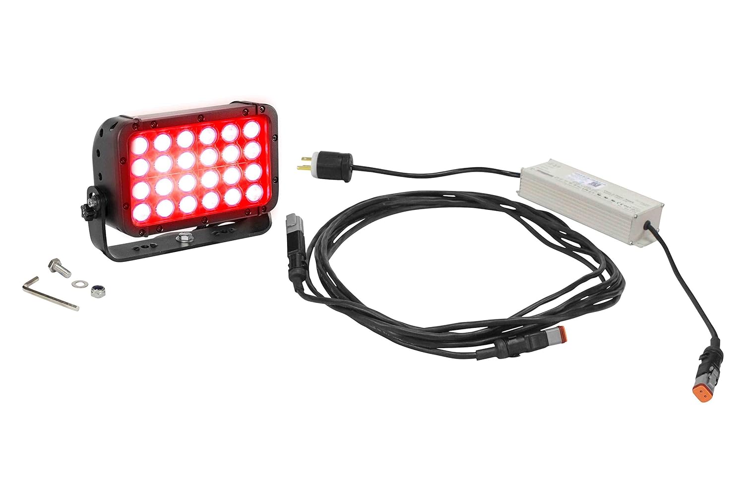 72w Led Light Strobe Light 24 Leds Red Illumination 4320