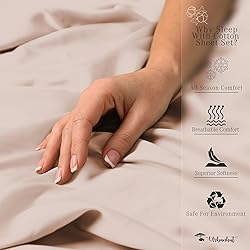 URBANHUT 1000 Thread Count 100% Solid Cotton
