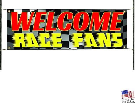Amazon Com Welcome Race Fans Sports Gala Festival Promotion