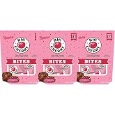 Big Cherry Bites Candy Bars, Pack of 3 (6.7 Oz Each) - Chocolate Covered Cherry Cream Center Coated w/Chopped Roasted Peanuts - Individually Wrapped Nostalgic/Retro Candy - Kosher Certified Candies