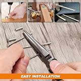 SenZee M3 Door Handle Fixing Screws and Sleeves 60 mm 3 mm Nickel Plated 30 Sets view 6