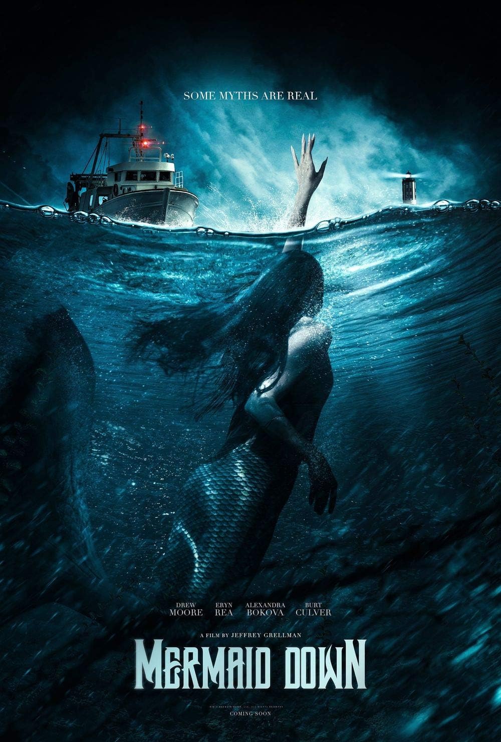 printdesign Mermaid Down - Movie Poster Wall Decor Cartel de la ...