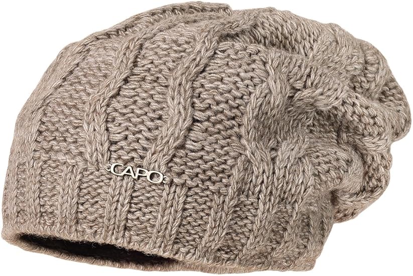 Capo Unisex_Adult 161403 Beanie, Brown (Cappuccino 97), One Size