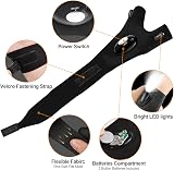 BIIB LED Gloves with Lights for Fishing, Unisex Half-Finger Glow Gloves view 4
