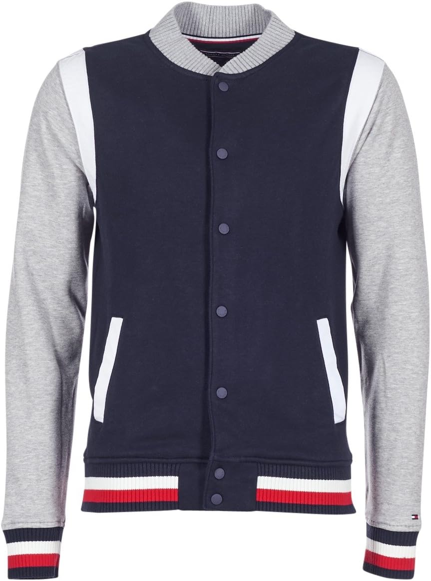 Tommy Hilfiger Men's Stan Z-Thru Bomber L/S Sweat Jacket