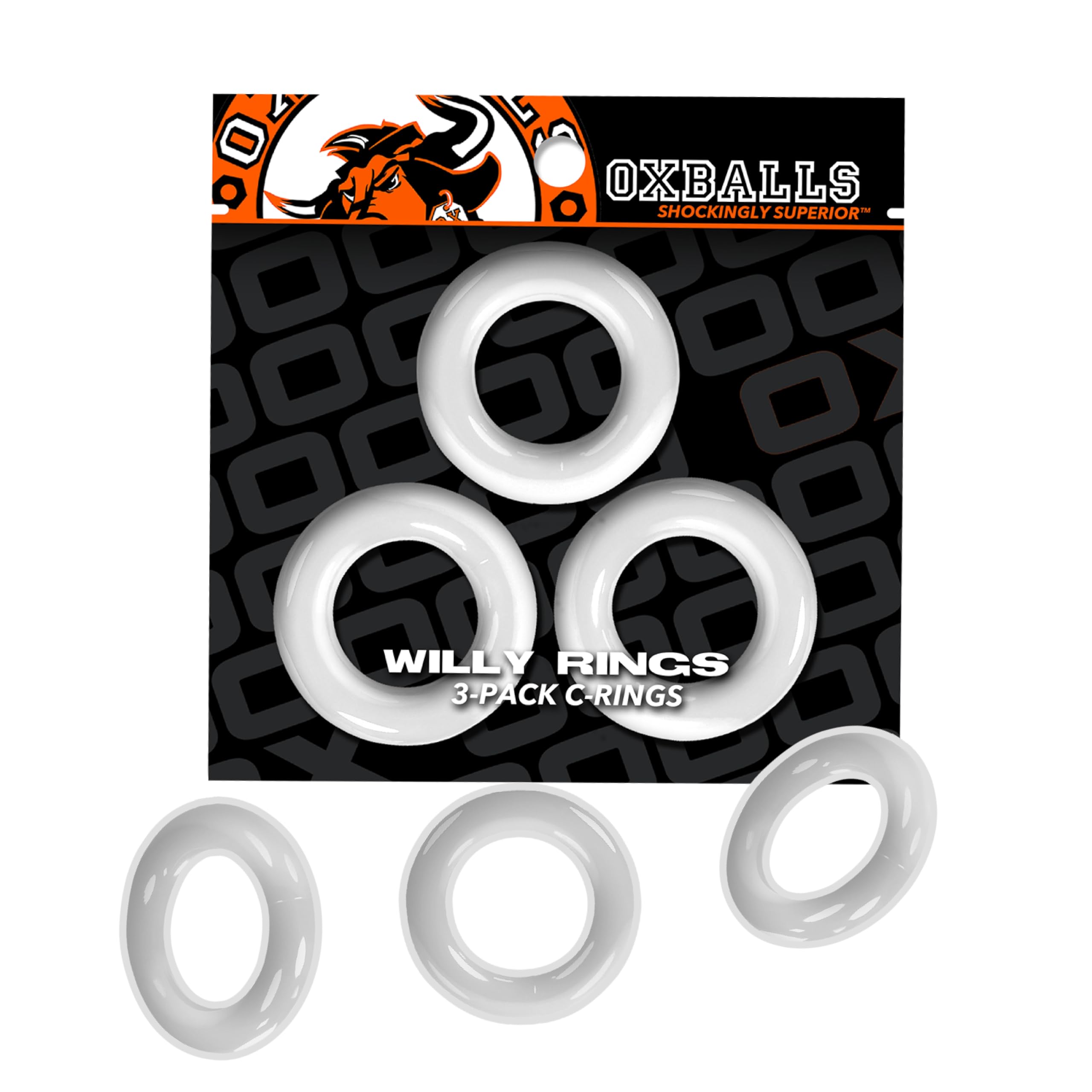 Oxballs Cockrings-E31535 White One Size