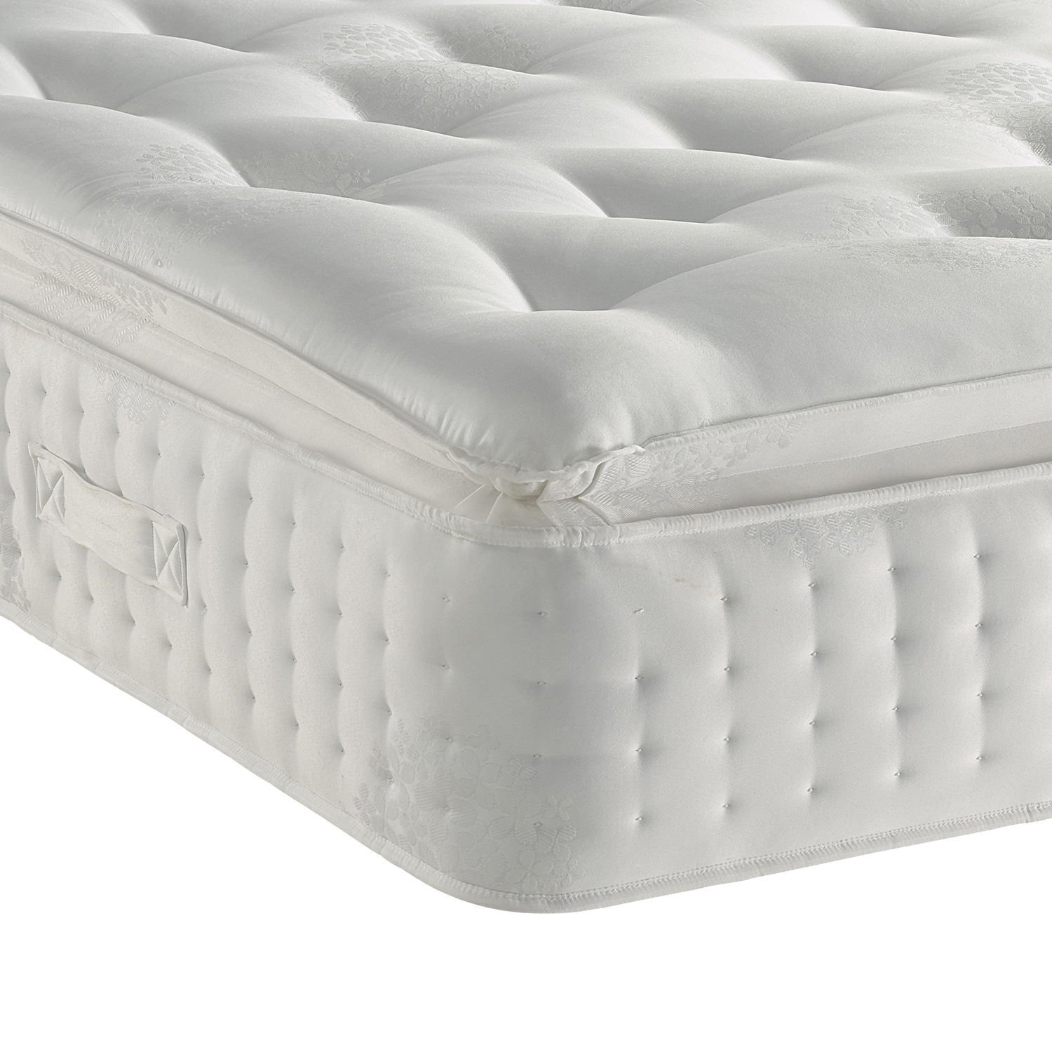 3000 Organic Pillow Top Mattress Size 4ft6 Double 135 X 190 Cm