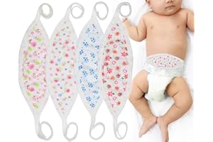 ToBeInStyle Babies' 4-Pack Comfortable Newborn Baby Belly Binder - Girl - One Size