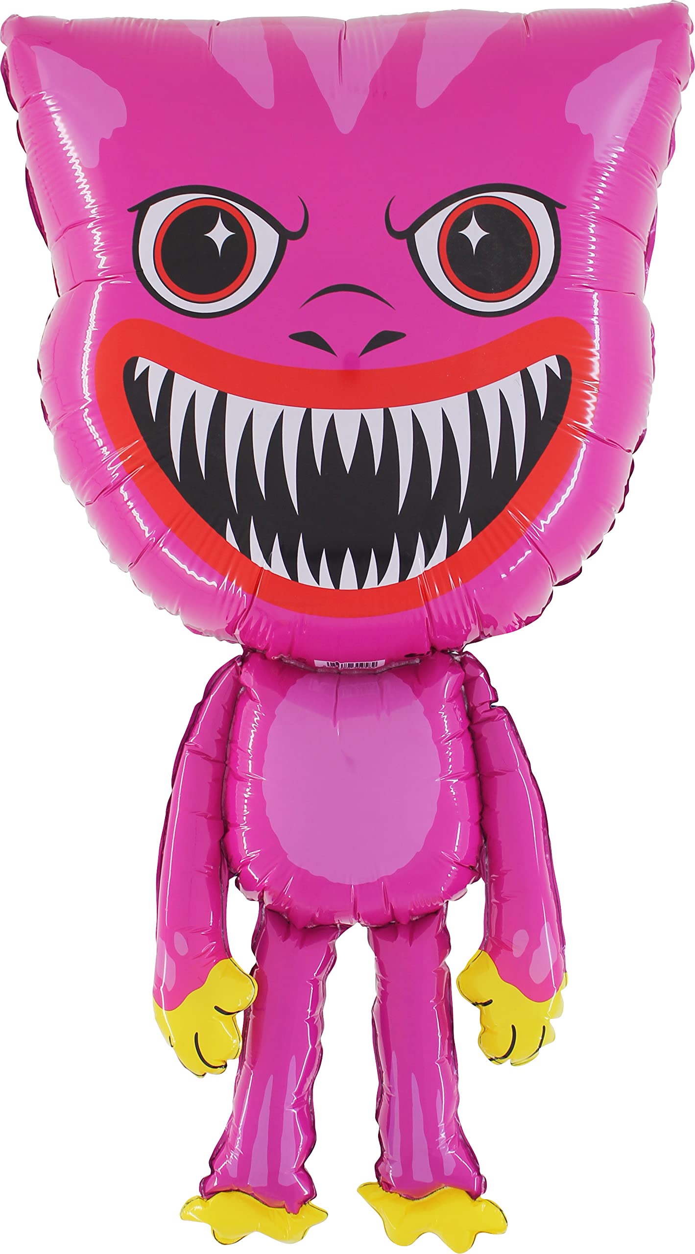 Toyland® 96cm (38") Giant Monster Character Foil Balloon - Kids Halloween/Party Balloons (Pink)