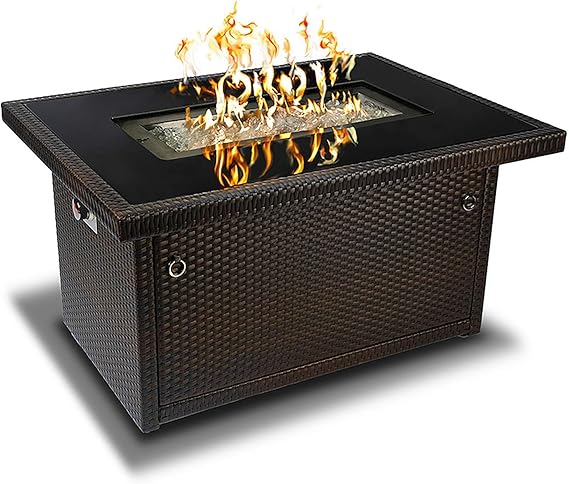 Amazon.com: Outland - Mesa de gas propano con encendido automático para