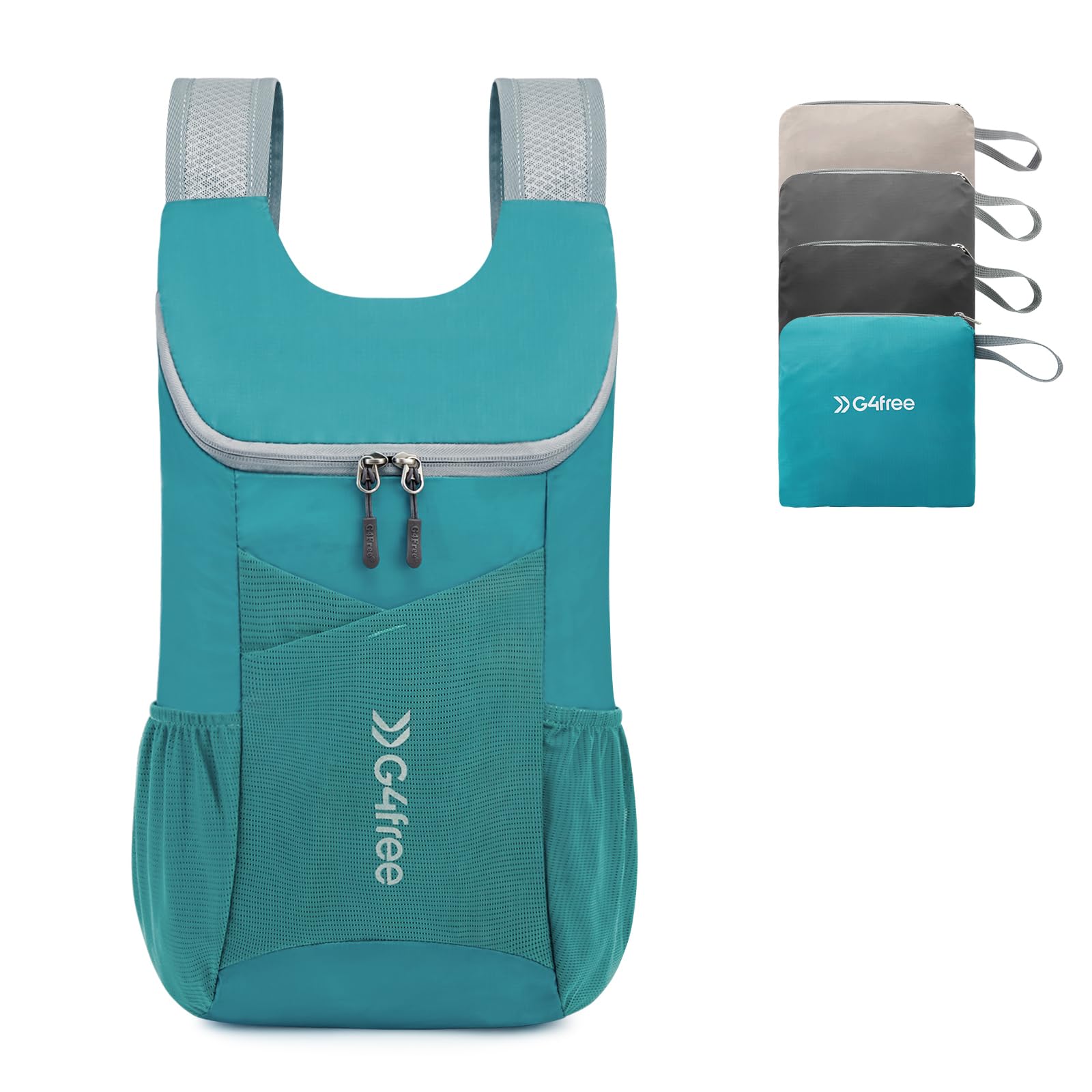 G4Free 11L Foldable Hiking Backpack Small Ultra Packable Backpack Travel Bag for Women Men Casual Outdoor Camping Daypack