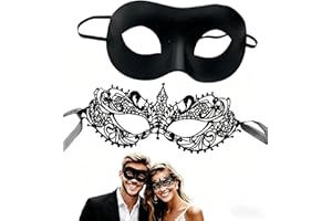 Masquerade Mask for Women, Lace Eye Mask for Couples, Venetian Costume Ball Masks for Party, Halloween, Carnival