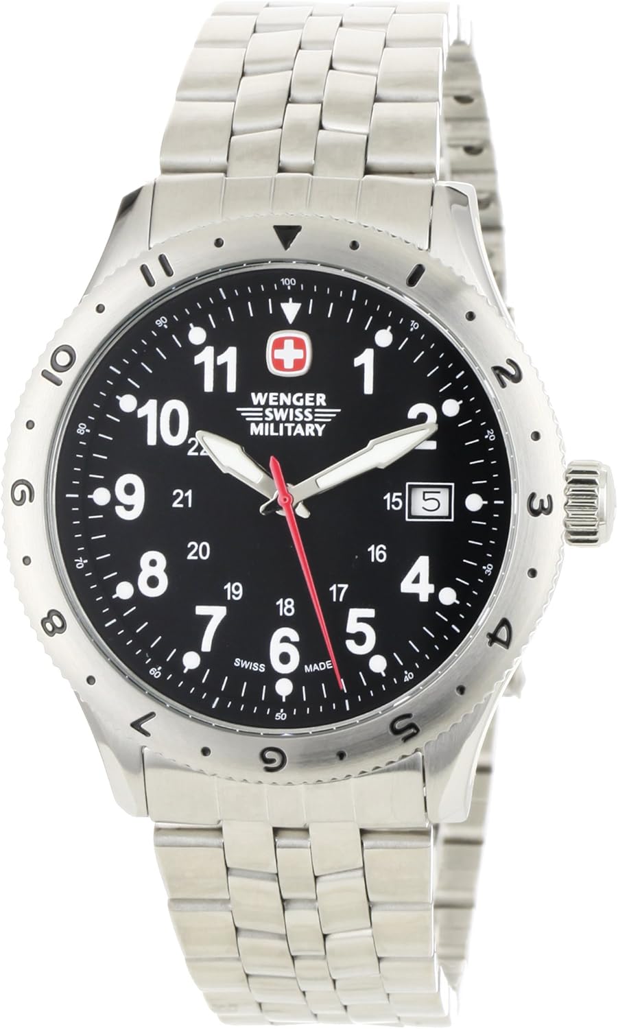 Wenger Swiss Military Men's 6294616158 Sport VII Stainless