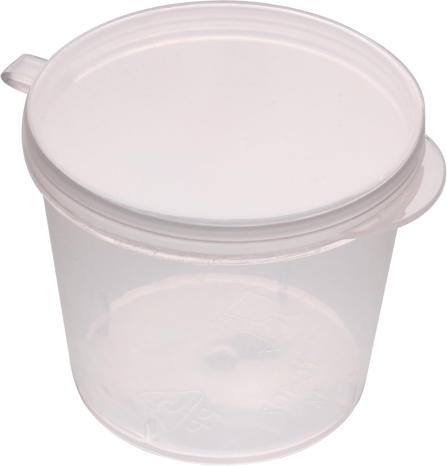 WARMBUY 1Ounce Plastic Disposable Cups with Lids for