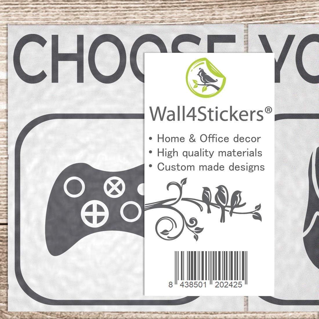 Choose Your Weapon Play Children Room Wall Sticker Mural Vinyl Decal Nursery Kids Gamers Art Teenager Video Game Mural - Image 4