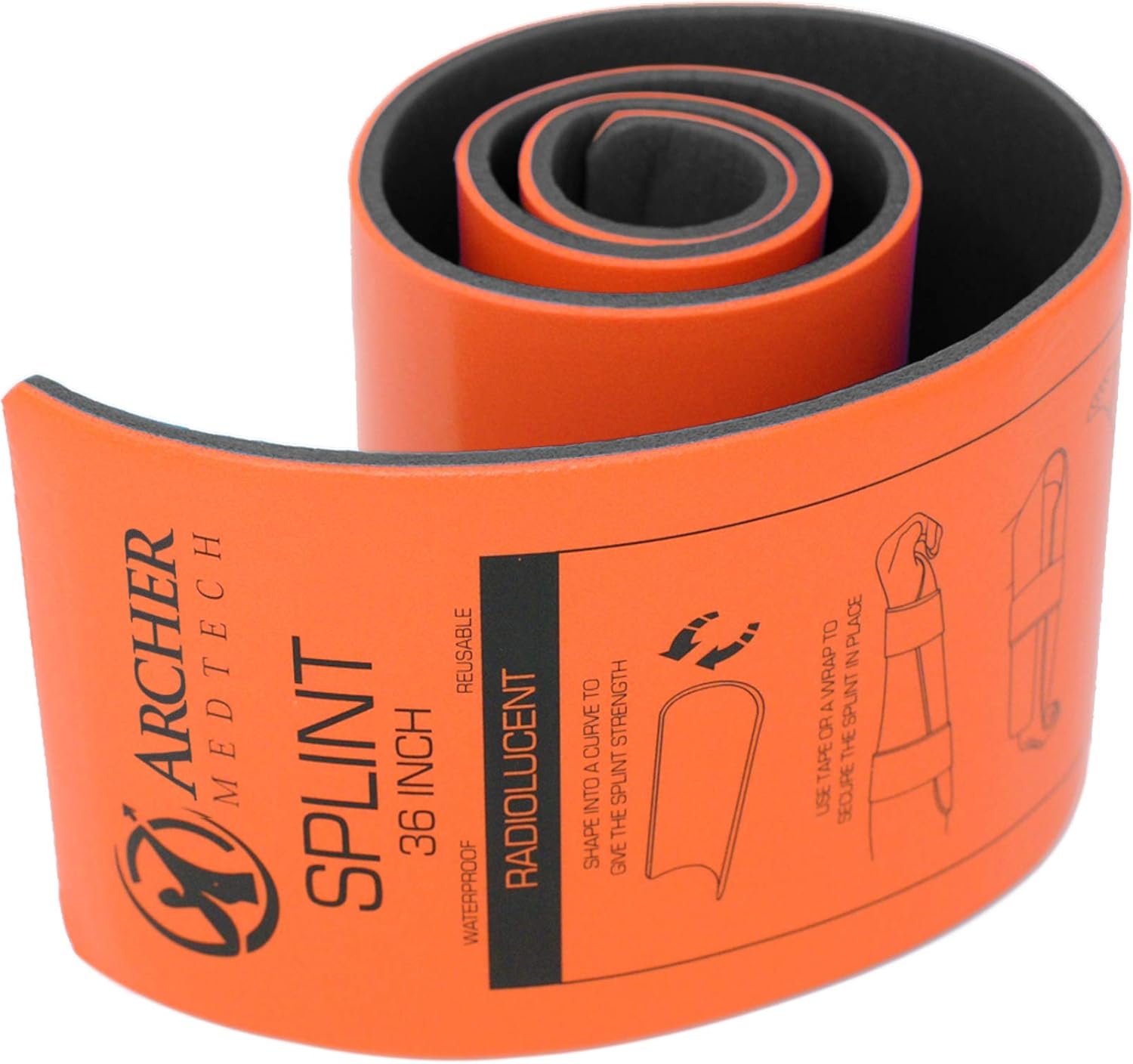 Archer MedTech Universal First Aid Splint. Premium Quality Moldable Aluminum Splint for Injury Immobilization Brand : Sports & Outdoors
