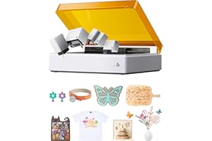 xTool M1 Ultra Laser Cutter and Engraver Machine, 4-in-1 Craft Machine with 10W Laser Engraver, Inkjet Printing, Blade Cutting, Pen Drawing, Easy to Use on 1000+ Materials - Basic Bundle