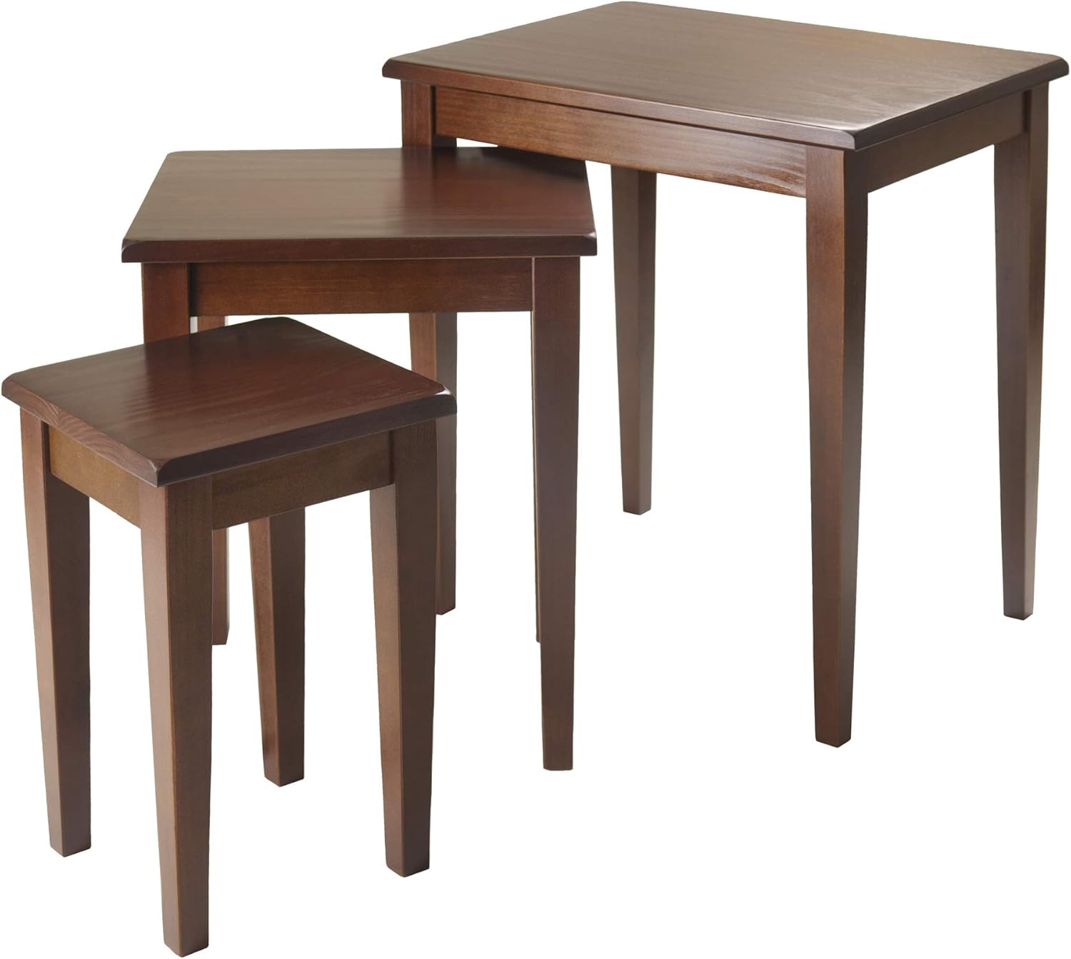 Winsome Wood Regalia Accent Table, Walnut: Furniture & Decor