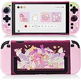 GeekShare Slim Protective Case Compatible with Switch 2 (2025), Anti-Scratche and Shock-Absorption Dockable Hard Shell for Switch 2 Game Console - Patch Moe Doll