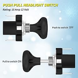 Joinfworld Golf Cart Headlight Switch Push Pull