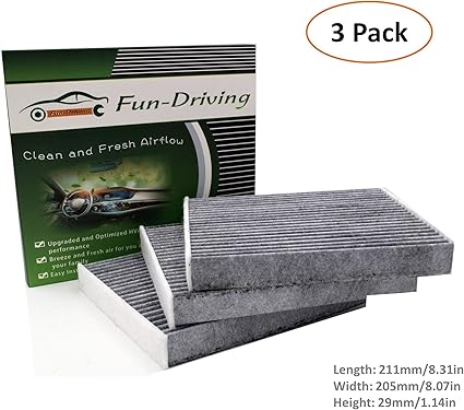 Amazon Com 3 Pack Cabin Air Filter For Honda Civic 2016 2018 Cr