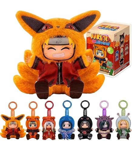 NARUTO ぬいぐるみ マスコット Amazon.com: ABYSTYLE Naruto Shippuden Miniso Cute Beasts Eaki