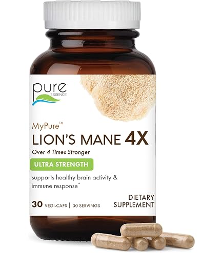 Amazon.com: PURE ESSENCE LABS MyPure Lion's Mane 4X - Ultra