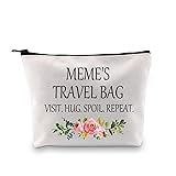 GJTIM Meme Gift Zipper Pouch Bag Mother Day Gift