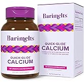 Barimelts Quick-Glide™ Calcium – Easy-to-Swallow Women’s Calcium Supplement with Vitamin D3 – Bone Health & Strength Support – Bioavailable Dicalcium Malate – 120 Smooth-Coated Caplets