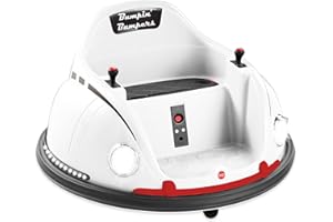 Best Choice Products 6V Electric Kids Ride On Bumpin Bumper Car, 1.5-6 Years Old, Parent Remote Control, 360 Degree Spin, Lights, Sounds - White