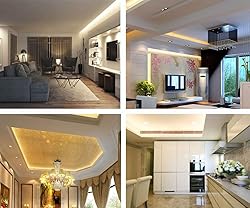 dephen UL-Listed COB LED Strip 16.4ft, Warm White